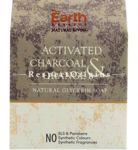 Activated Charcoal And Orange Natural Glycerin Soap, Set of 5, u602075863_New_db. com