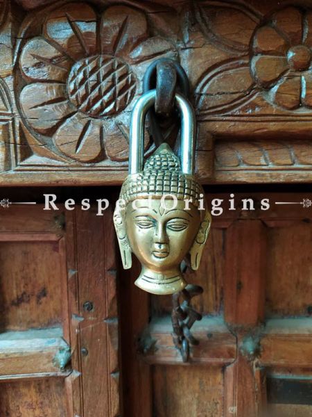 Buy Buddha Handcrafted Vintage Look Brass Lock & Key Set; u602075863_New_db