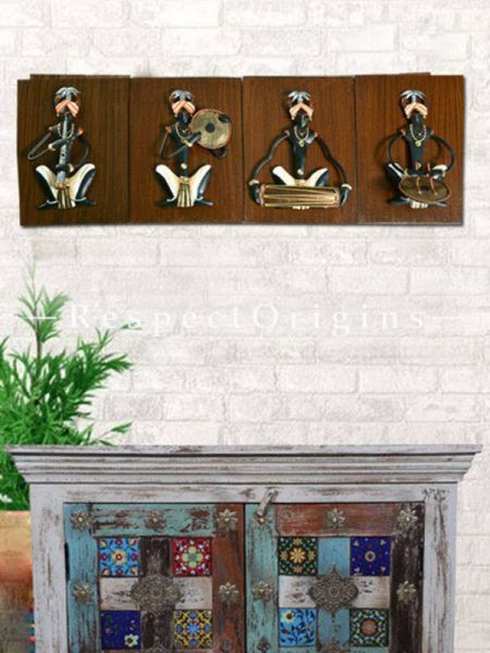 Buy Tribal Wall Art Musicians Wrought Iron, 6x8x2 in At u602075863_New_db.com