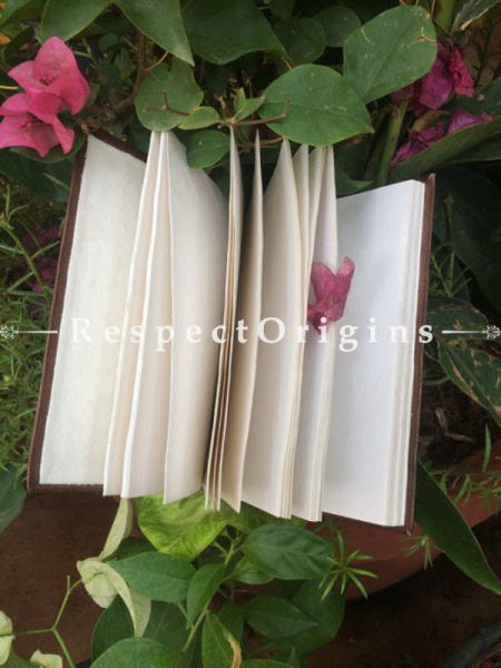 Buy Brown Hand Punched Rajasthani Leather Diary At u602075863_New_db.com