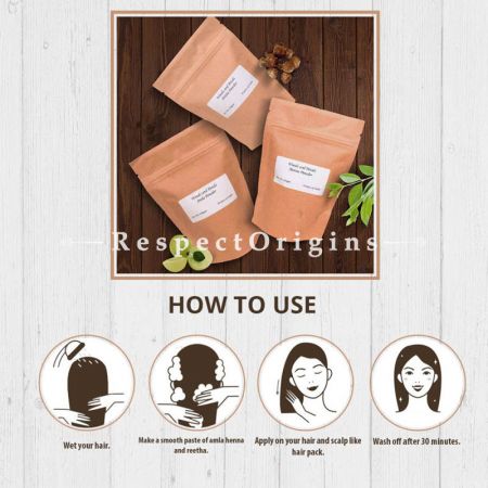 Buy Organic Amla Henna Reetha Powder Set of 3; 300 Gms; u602075863_New_db. com
