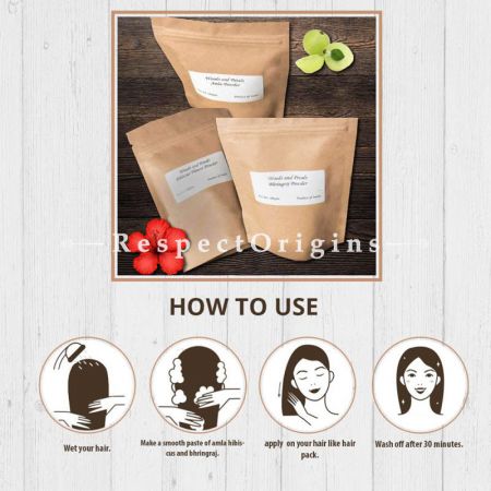 Buy Organic Amla Hibiscus Bhringraj Powder Set of 3; 300 Gms; u602075863_New_db. com