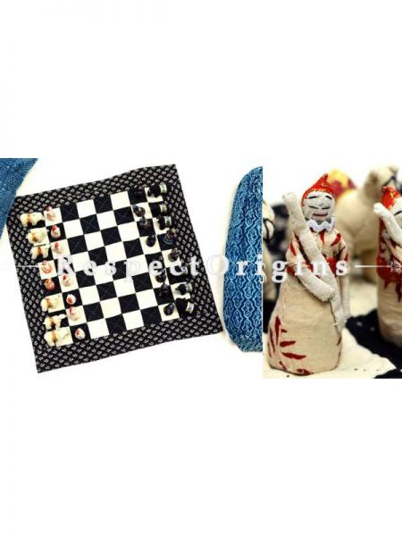 Buy Chess Handmade With Patchwork On Naturally Dyed Cotton at u602075863_New_db.com
