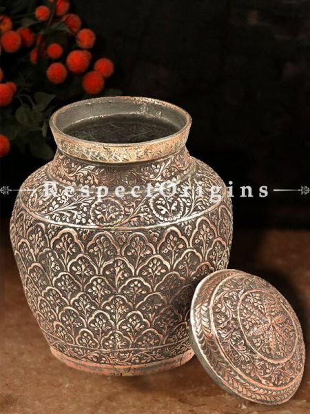 Buy Copper Handmade Spice, Rice or Cookie Jar At u602075863_New_db.com