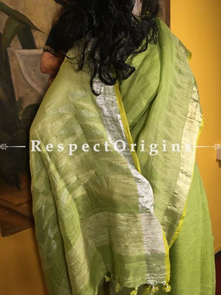 Cotton Silk; Green; Handloom Saree, u602075863_New_db.com