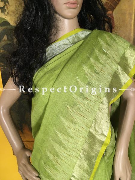 Cotton Silk; Green; Handloom Saree, u602075863_New_db.com
