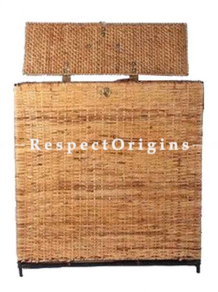 Buy Ecofriendly hand braided Rattan Cane Laundry Basket with Lid; u602075863_New_db