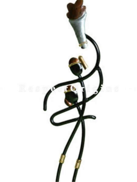 Buy Athlete carrying Torch Figurine, Showpiece, Memento; Wrought Iron At u602075863_New_db.com