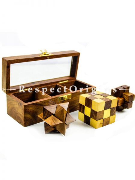 Buy 3 in 1 3D Assembly Puzzles Glass Games Box At u602075863_New_db.com