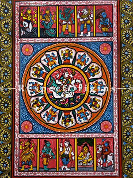 Buy Goddess Saraswathi Pattachitra Katha; 18 X12 in; u602075863_New_db.com