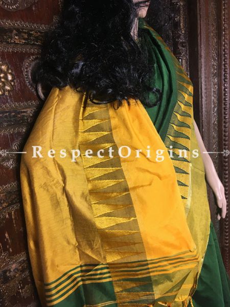 Green; Handloom Saree; Cotton Silk, u602075863_New_db.com