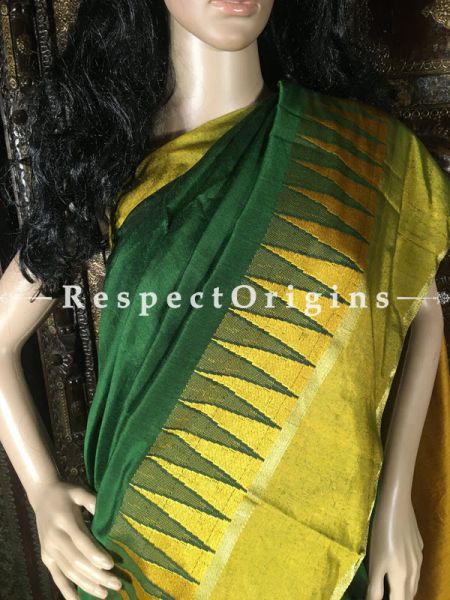 Green; Handloom Saree; Cotton Silk, u602075863_New_db.com