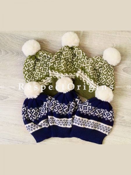 Hand Knitted Wollen Beanies 