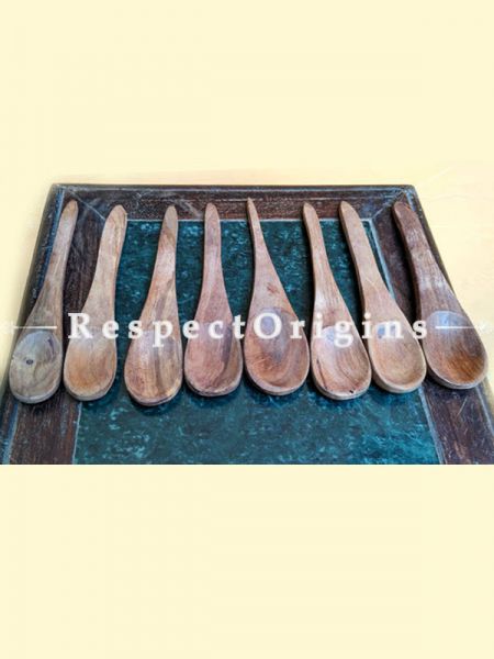 Handmade Spoons; Set of 8; Wooden, Chemical Free; u602075863_New_db.