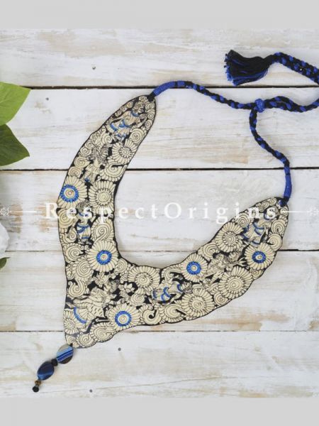 Stylish Handpainted Tribal Leather Earrings ; u602075863_New_db.com