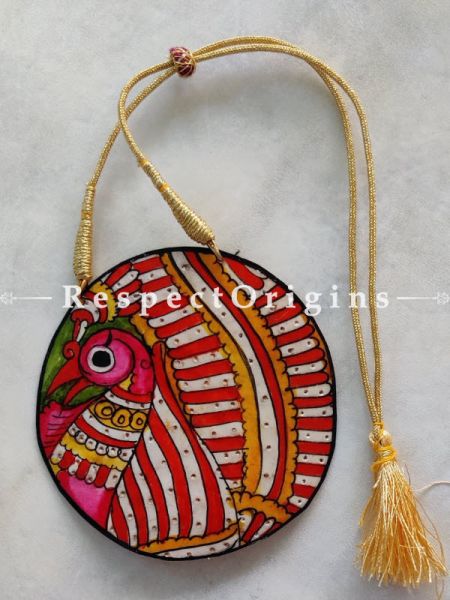 Handpainted Nomadic Design Leather Earrings ; u602075863_New_db.com
