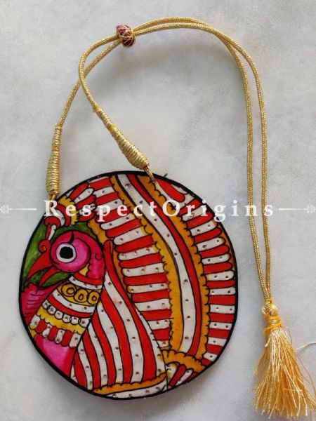 Handpainted Nomadic Design Leather Earrings ; u602075863_New_db.com