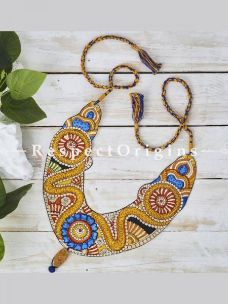 lHandpainted Folk Leather Necklace; u602075863_New_db.com