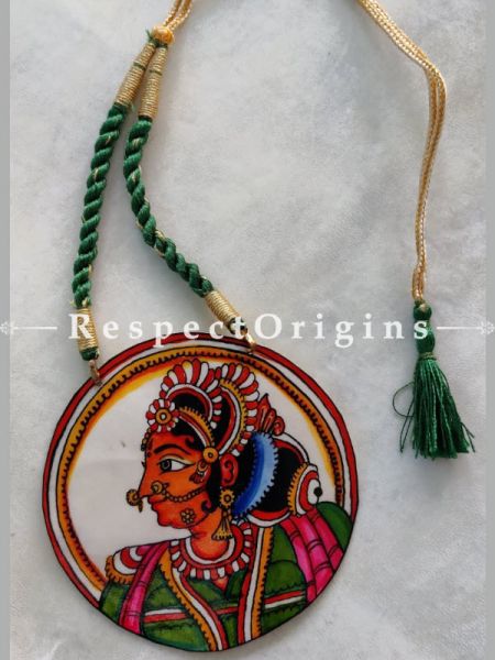 Handpainted Vintage Style Leather Necklace; u602075863_New_db.com
