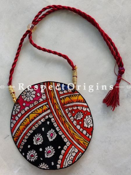 Painted Handmade Tribal Leather Necklace; u602075863_New_db.com