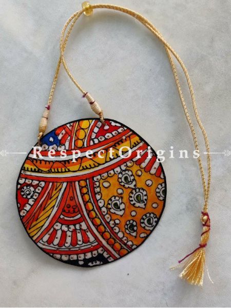 Tribal Handpainted Leather Necklace; u602075863_New_db.com