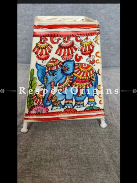 Handmade Decorative Floral  Leather Puppetry Art Lamp Shade | Hand Painted Andhra Leather Lampshade for Home Decor  ; u602075863_New_db.com