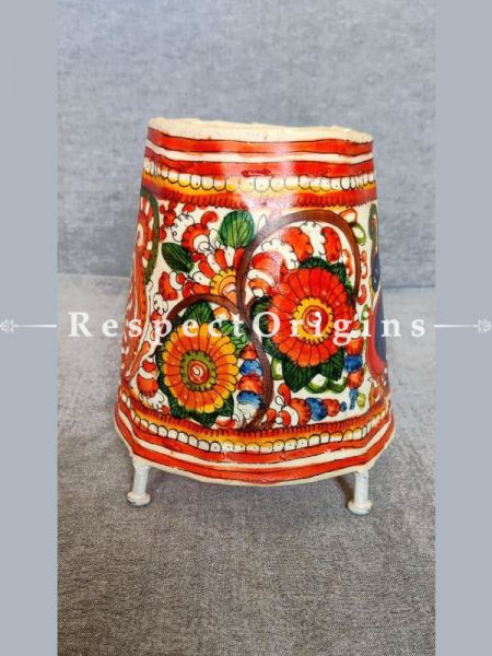Decorative Floral HandPainted Leather Puppetry Art Lamp Shade | Handmade Leather Lampshade for Home Decor  ; u602075863_New_db.com