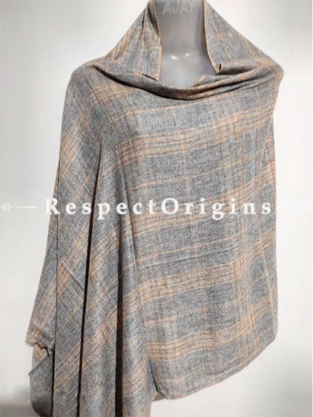 Unisex Men or Women's Woolen Shawl Stole Throw Blanket Gift; Grey; u602075863_New_db.com