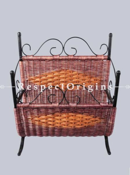 Buy Chic Magazine Holder in Rattan Cane At u602075863_New_db.com