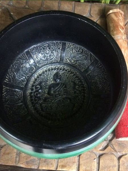 Buy Sea Green Handmade Vintage Brass Meditation Tibetan Buddhist Singing Bowl; Musical instrument For Meditation; 6 Inches At u602075863_New_db.com