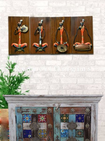 Buy Folk Musicians in Wrought Iron, 16x9 in At u602075863_New_db.com