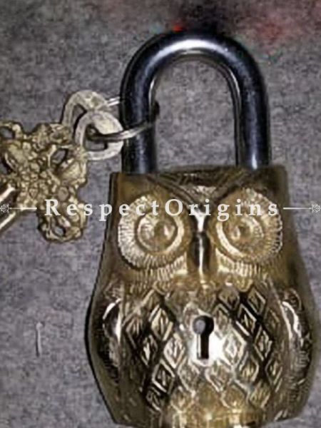 Buy Owl Vintage Design Working Functional Lock with Keys At u602075863_New_db.com