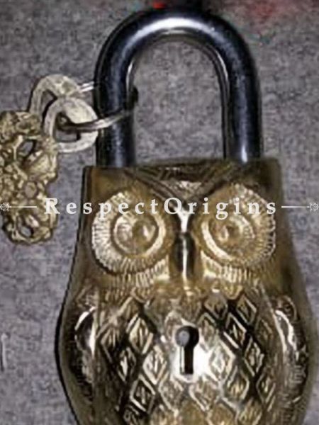 Buy Owl Vintage Design Working Functional Lock with Keys At u602075863_New_db.com