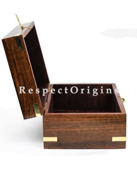 Wooden Chest or Box with Pirate's Anchor; u602075863_New_db