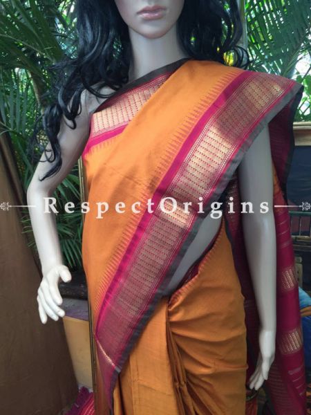 Kanjeevaram Silk Saree Yellow, u602075863_New_db.com