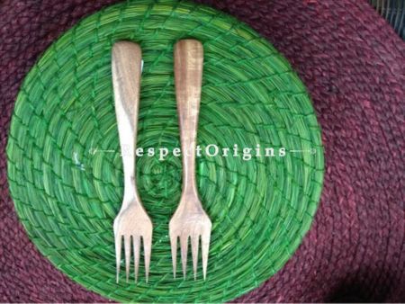 Set of 6 Fruit Forks; Wooden; Handmade and Chemical Free| u602075863_New_db.com