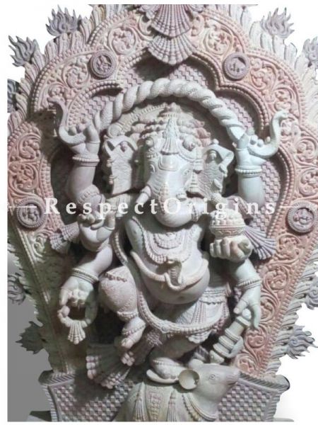 Buy Ganesha - Carved in White Soap Stone |u602075863_New_db