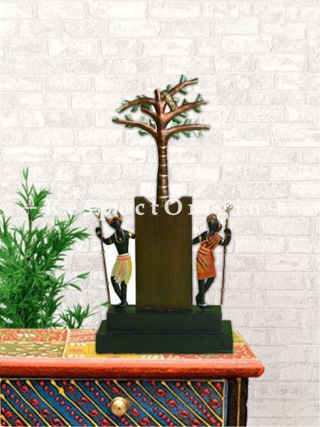 Buy Folk Tribal Art Figurine in Wrought Iron; 14x7x3 in At u602075863_New_db.com