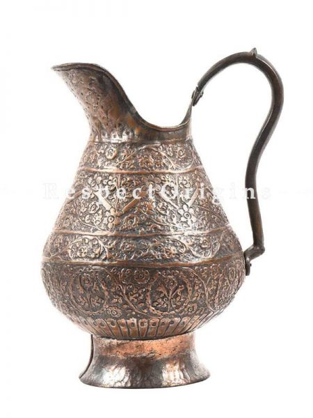 Buy Repousse Copper Water Pitcher Vintage Jug At u602075863_New_db.com