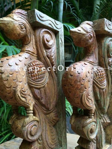 Buy Peacock Bracket; Tamil Nadu Wood Craft at u602075863_New_db.com