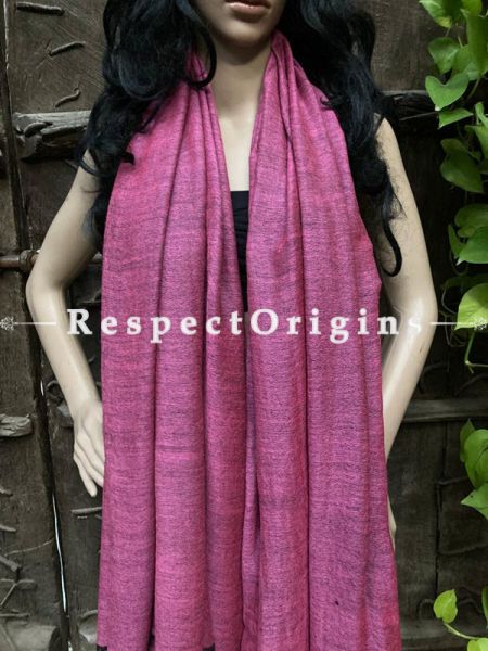 Fine Purple Woven Kashmiri Woolen Shawl for women; 80 X 43 Inches; u602075863_New_db.com