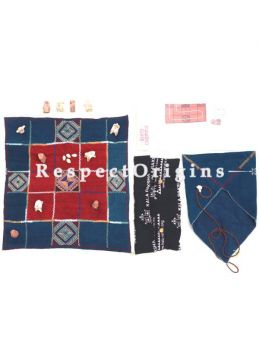 Buy Ashta Chamma Handmade With Jat Emroidery On Naturally Dyed Cotton at com