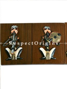 Buy Tribal Wall Art Musicians Wrought Iron, 6x8x2 in At com