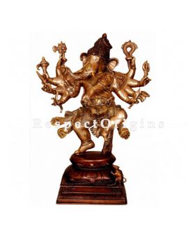 Handcrafted Avtar Ganesh Brass Statue-u602075863_New_db.com