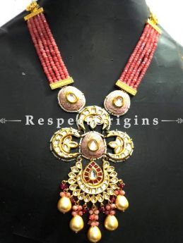 Marvellous Multicoloured Meenakari Necklace ; com