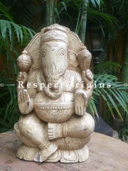 Buy Ganesh Statue; Tamil Nadu Wood Craft at com