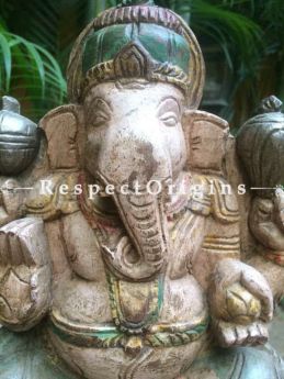 Buy Ganesh Statue; Tamil Nadu Wood Craft at com