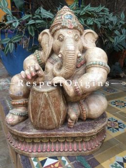 Buy Ganesh Statue; Tamil Nadu Wood Craft at com
