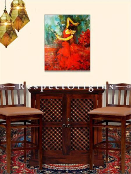 Buy Rustic Handmade Vintage Sheesham Wooden Bar Cabinet With Two Door With Lattice Work with a Pair Bar Stools At u602075863_New_db.com