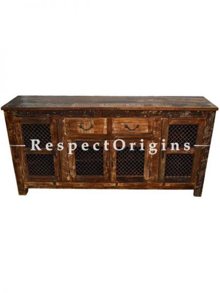 Buy Reclaimed Wooden Sideboard Buffet Table With Iron Grill At u602075863_New_db.com